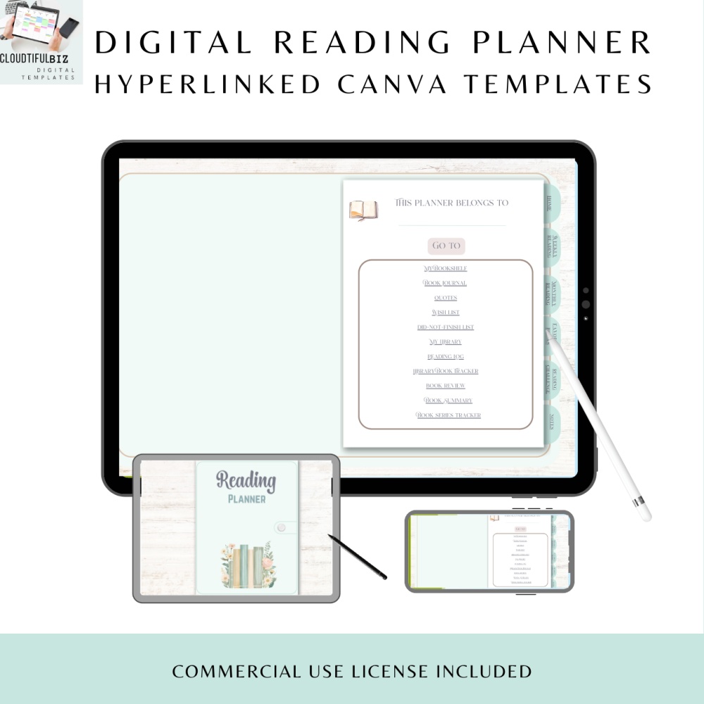 Digital Reading Planner