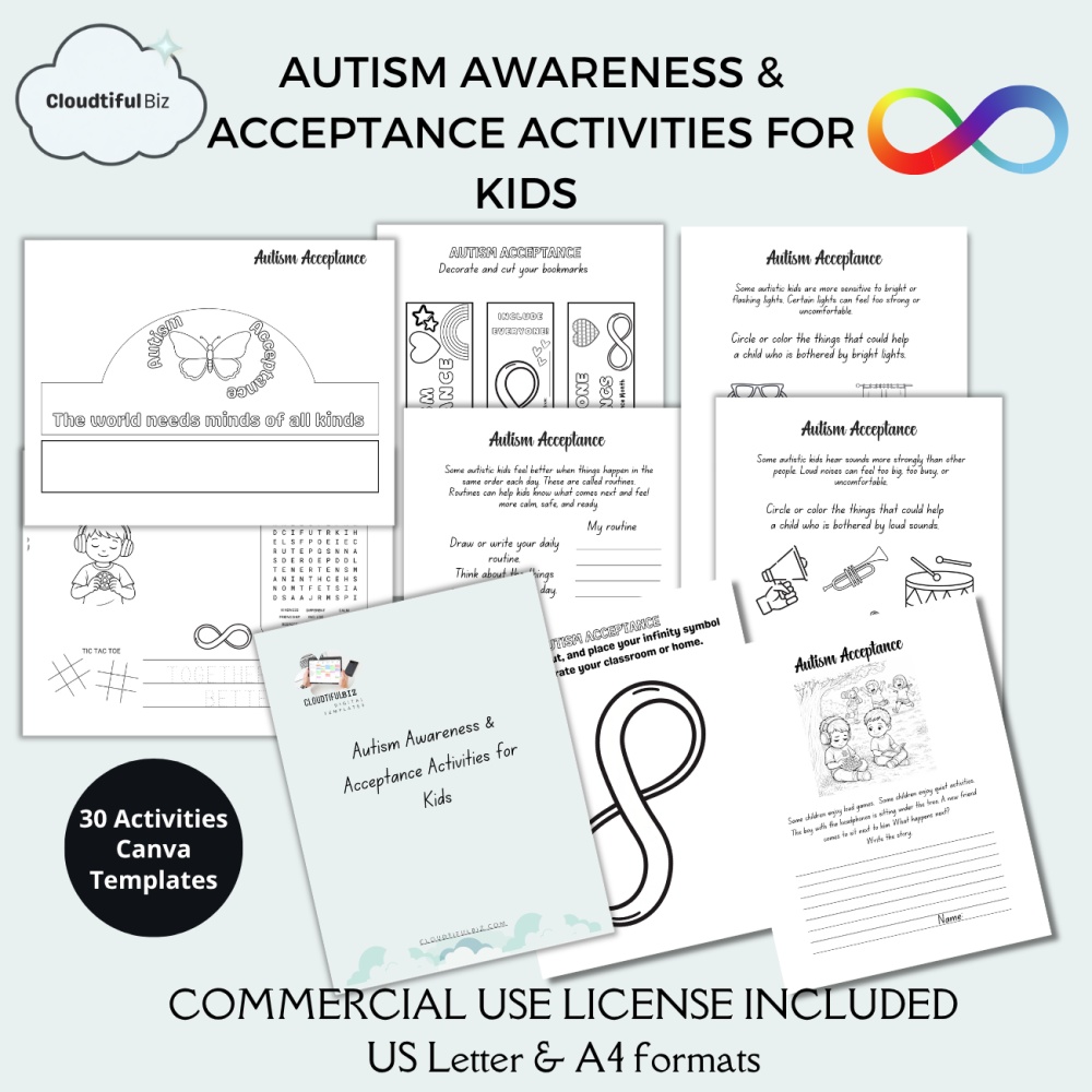 Autism Acceptance and Awareness Activities for Kids