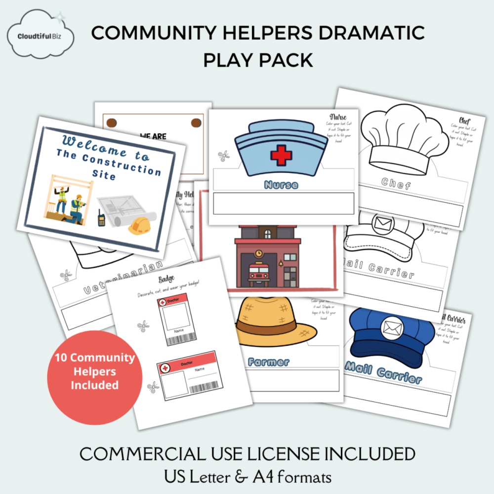 Community Helpers Pretend Play Pack