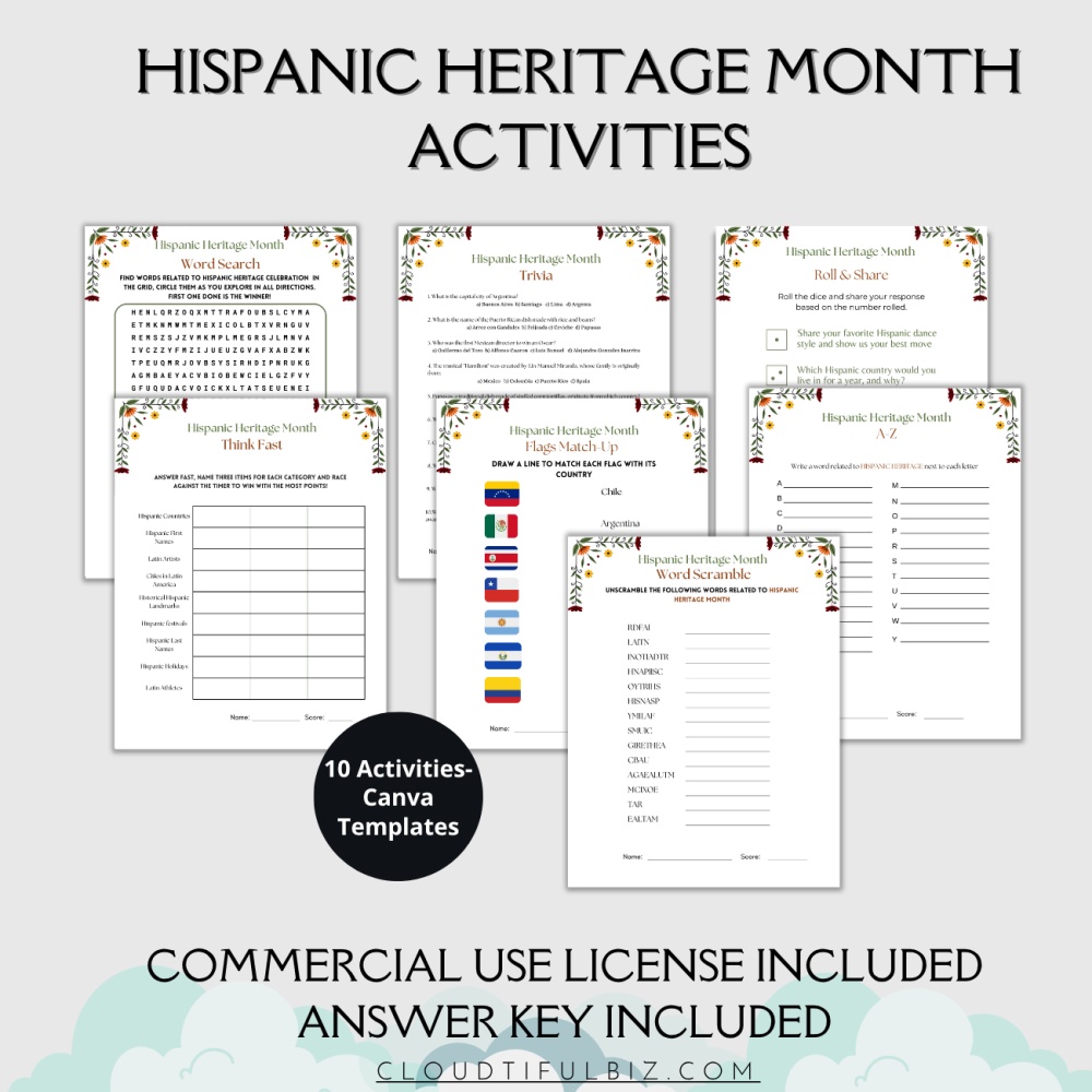 Hispanic Heritage Month Activities