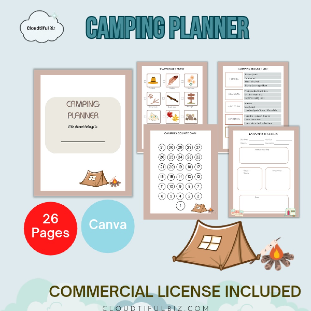 Camping Planner Printable